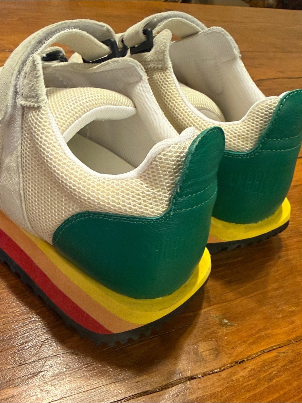 Charlotte Stone Conway Sneakers with Rainbow Sole women’s size 9 New! - Picture 9 of 10